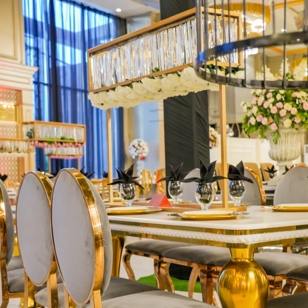 Elegant table setting at The Mansion Karachi